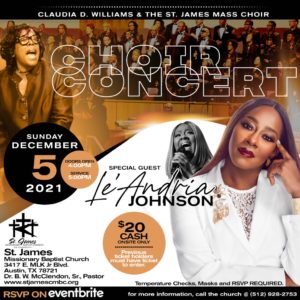 Claudia Williams & the St. James Mass Choir