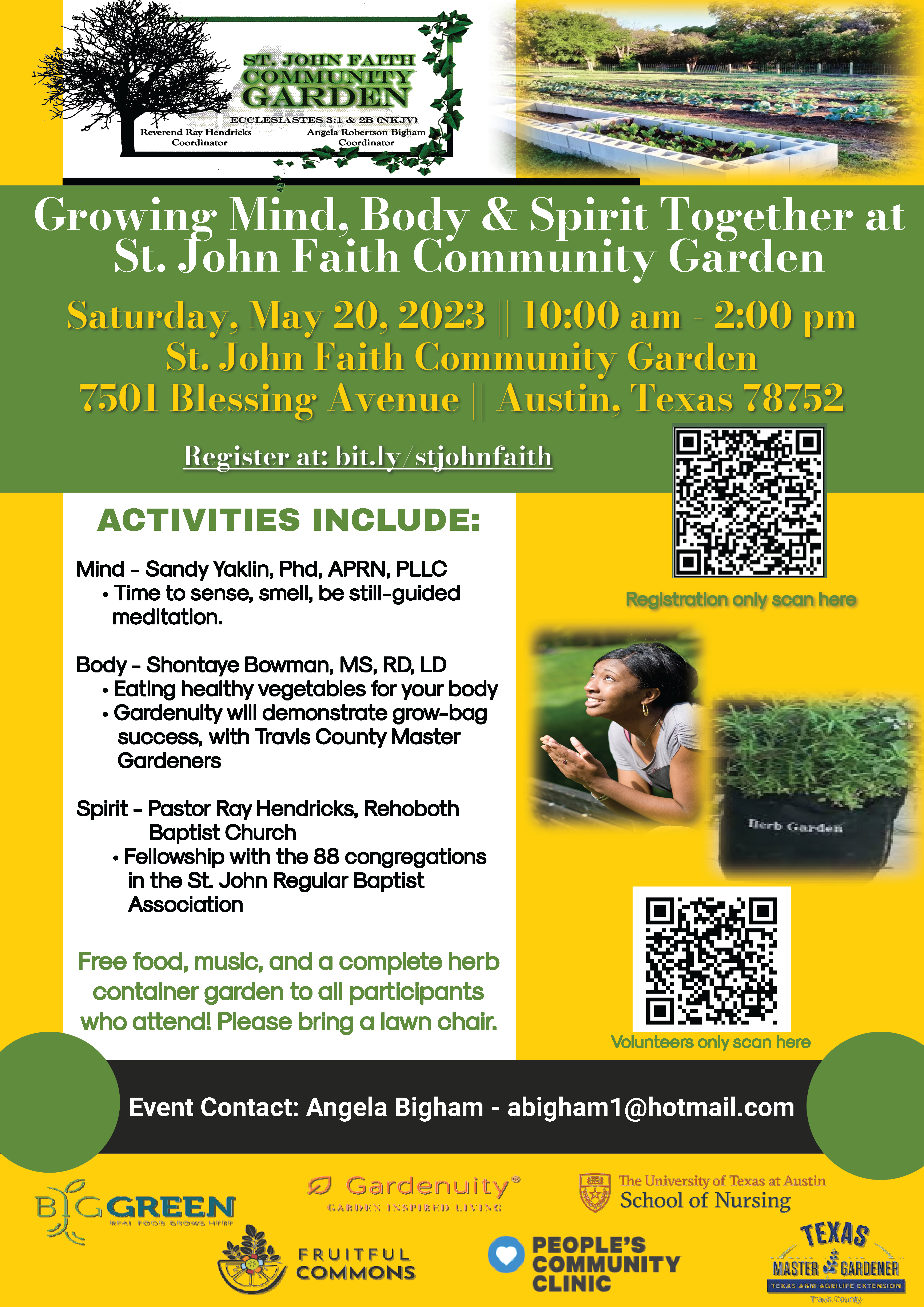 Growing Mind, Body & Spirit Together at St. John Faith Community Garden